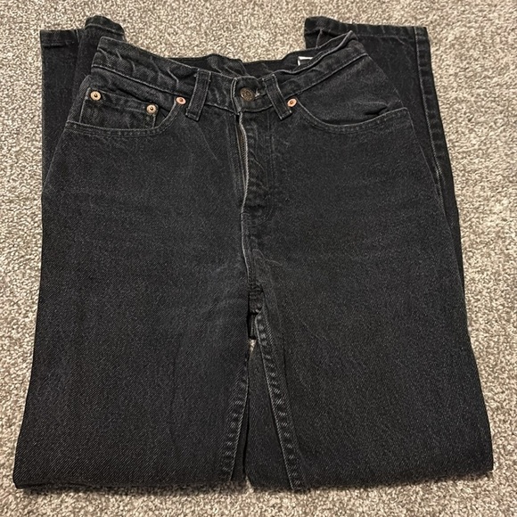 Vintage Ladies Black Levi 512’s - Picture 4 of 7